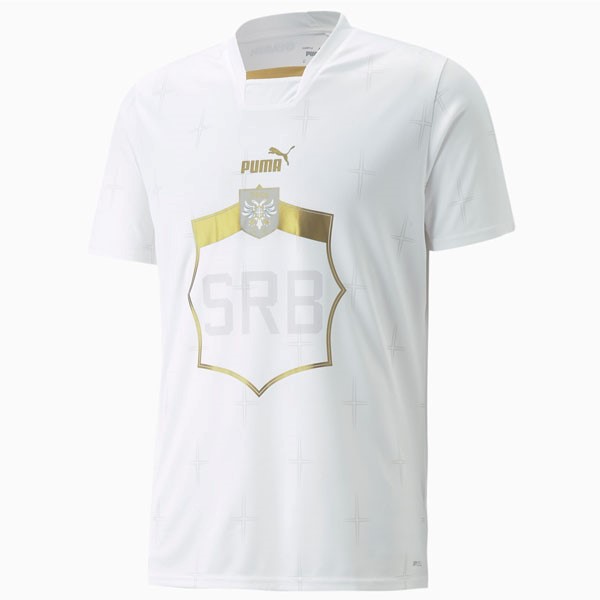 Tailandia Camiseta Serbia 2ª 2022-2023 Blanco